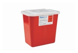 Sharp Container 10gal Hinged 6 Fischer